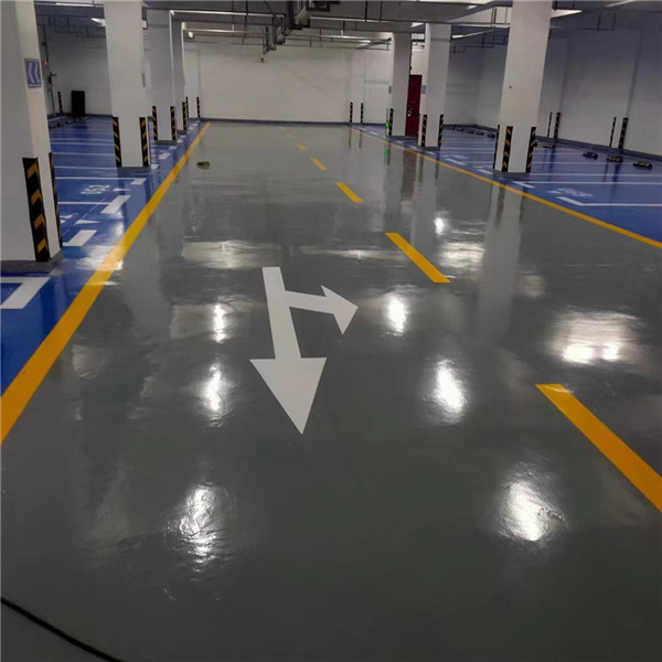 馬口工業園圖地下室地坪漆完工圖